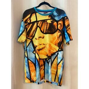 Y2K Rocksmith “Stained Glass Eazy E” S/S shirt. size men’s xlarge.